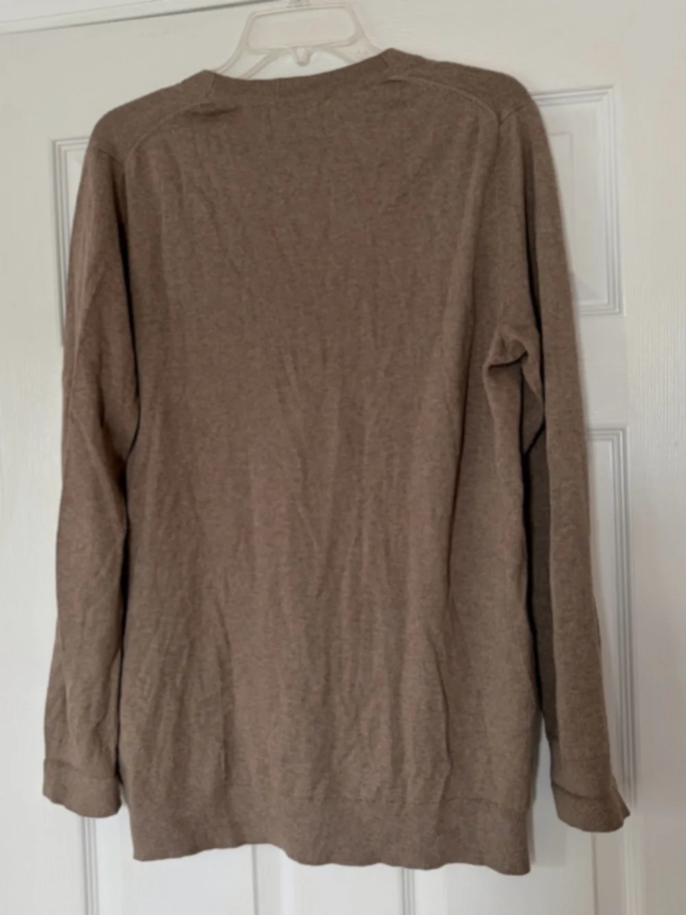 Gap V-Neck Cardigan Button Up Mocha Brown Size Large